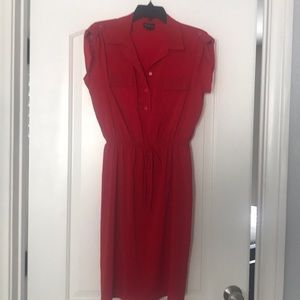 Red summer dress